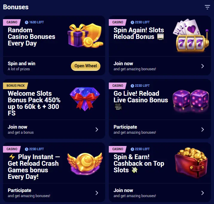 Spinay Casino Promotions and New Bonuses